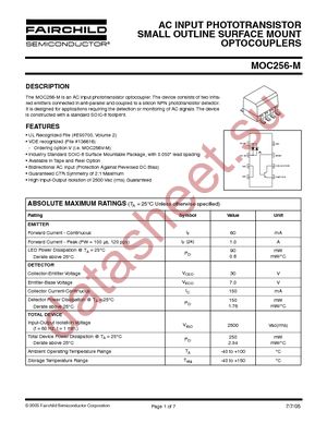 MOC256R1M datasheet  